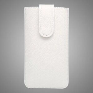 Kožená vsuvka iPhone 6, biela