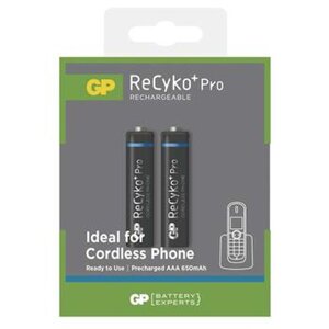 GP nabíjecí baterie RECYKO PRO DECT (650mAh) - 2ks
