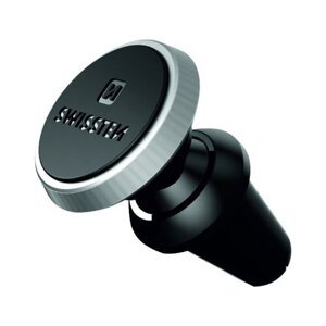 Magnetický držiak do ventilačnej mriežky Swissten S-GRIP AV-M9 Čierno-strieborný