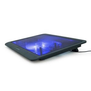 Gembird chladiaci podstavec s ventilátorom (USB) pre notebook do 15.6´´ výškovo nastaviteľný, s LED posvietením