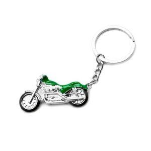 mobilNET kľúčenka/prívesok - motorka, zelená