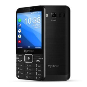 myPhone UP Smart LTE, Čierny - porušené balenie