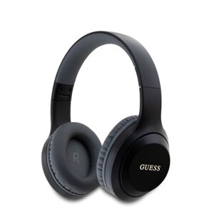 Guess Classic Silver Logo Bezdrátová Sluchátka Black