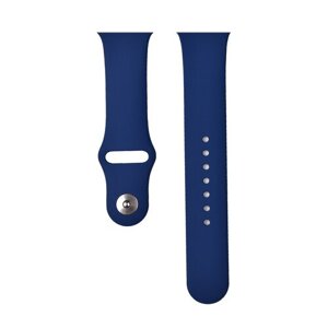 Náramok Devia pre Apple Watch 42/44/45/49mm, silikónový - tmavo-modrý