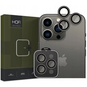 Ochranné sklo na zadný fotoaparát Hofi Camring iPhone 15 Pro/15 Pro Max - čierne