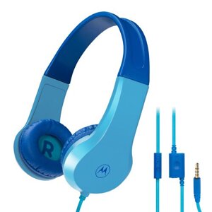Motorola Moto JR200 Dětská Drátová Sluchátka 3,5mm Blue