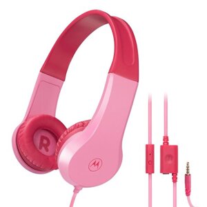 Motorola Moto JR200 Dětská Drátová Sluchátka 3,5mm Pink