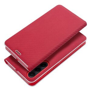 Puzdro Luna Book Carbon Samsung Galaxy A50 - červené