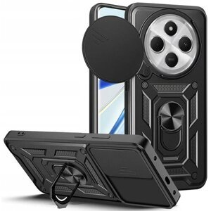 Puzdro Defender Slide Xiaomi Redmi 14C/Poco C75/Poco C75 - čierne