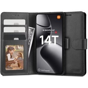 Puzdro Tech-Protect Wallet Book Xiaomi Redmi 14T - čierne