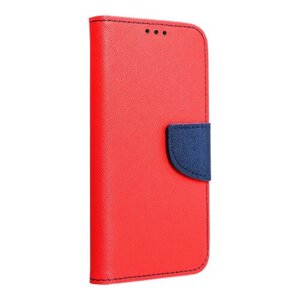 Puzdro Fancy Book Xiaomi Redmi Note 9 - červeno-modré