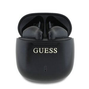 Guess Printed Classic Logo TWS Bezdrátová Sluchátka Black