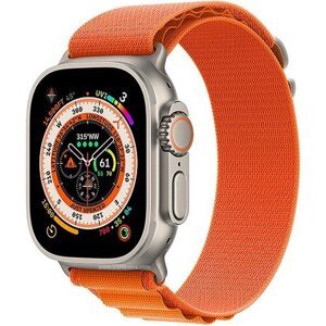 Apple Watch Ultra 49mm Titanium Orange Alpine Loop - Trieda B