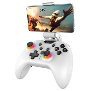 iPega 9111B Bluetooth RGB Gamepad pro Android/iOS/PS3/PS4/PC/N-Switch White (Pošk. Balení)