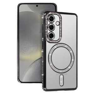 Puzdro Bling Magsafe Samsung Galaxy A16 - čierne