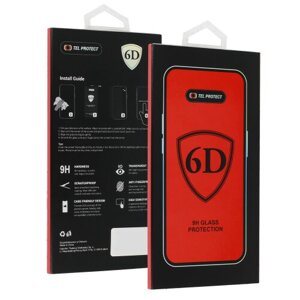 Ochranné sklo 6D Glass Xiaomi Redmi Note 14, celotvárové - čierne