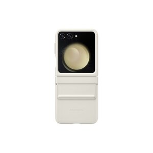 EF-VF731PUE Samsung Kožený Kryt (Eko) pro Galaxy Z Flip 5 Cream (Pošk. Balení)
