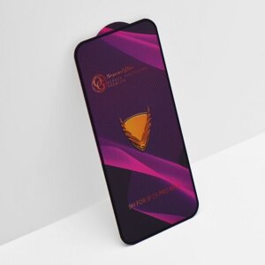Ochranné sklo OG Premium iPhone 14, celotvárové - čierne