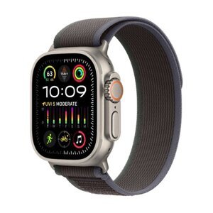Apple Watch Ultra 2 GPS + Cellular 49mm Titanium Case with Blue/Black Trail Loop - M/L - Trieda A