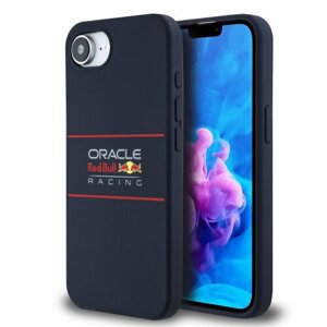 Red Bull Silicone Horizontal Logo MagSafe Zadní Kryt pro iPhone SE4 Navy
