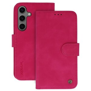 Puzdro Wonder Fancy Book Samsung Galaxy A52/A52s - fuchsiové