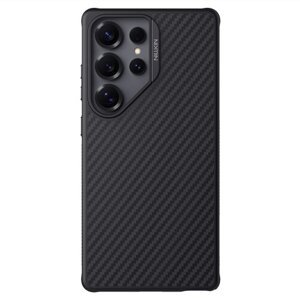 Nillkin Synthetic Fiber PRO Magnetic Zadní Kryt pro Samsung Galaxy S25 Ultra Black