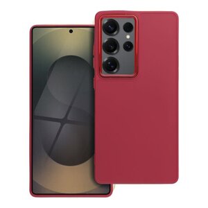 Puzdro Frame TPU Samsung Galaxy S25 Ultra - červené