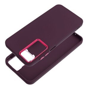 Puzdro Frame TPU Samsung Galaxy S25 Edge - fialové