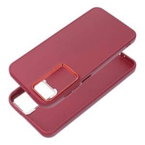 Puzdro Frame TPU Samsung Galaxy S25 Edge - červené