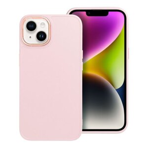 Puzdro Frame TPU iPhone 14 - ružové