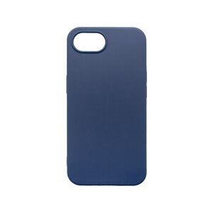 mobilNET silikónové puzdro iPhone 16e, tm. modré (Matt)