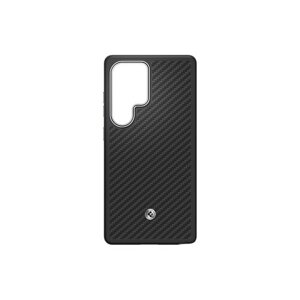 GP-FPS938PGA Samsung by Spigen Enzo Aramid Magnetický Kryt pro Galaxy S25 Ultra Black Silver