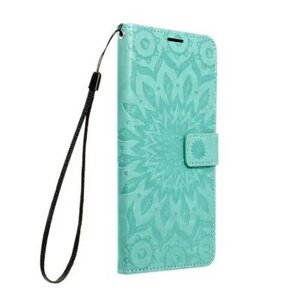 Puzdro Mezzo Book iPhone 16e (SE 4 2025), vzor mandala - zelené