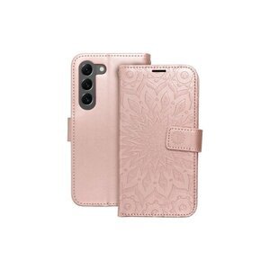 Puzdro Mezzo Book Xiaomi Redmi Note 14 4G (GLOBAL - 164,84mm x 78,15mm x 8,16mm), vzor medvedík - ružovo-zlaté