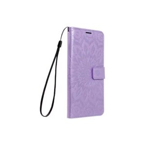 Puzdro Mezzo Book Xiaomi Redmi Note 14 Pro 4G, vzor mandala - fialové