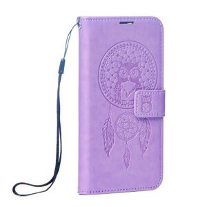 Puzdro Mezzo Book Xiaomi Redmi Note 14 Pro 4G, vzor dreamcatcher - fialové
