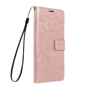Puzdro Mezzo Book Xiaomi Redmi 10C, vzor mandala - ružovo-zlaté