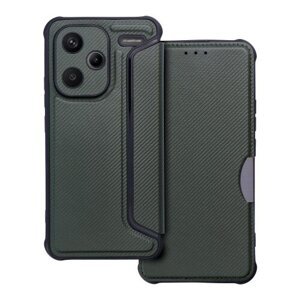 Puzdro Razor Book Xiaomi Redmi Note 13 Pro Plus 5G - tmavo-zelené