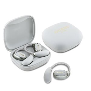 Guess Satin Classic Logo OWS Bezdrátová Sluchátka Beige