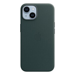 MPP53ZM/A Apple Kožený Kryt vč. MagSafe pro iPhone 14 Forest Green (Pošk. Balení)