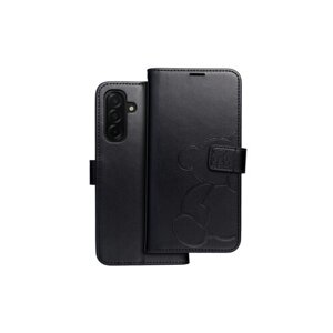 Puzdro Mezzo Book Xiaomi Redmi Note 14 4G, vzor medvedík - čierne