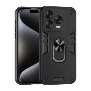 Puzdro Shockproof Ring ZTE Blade V70 Vita - čierne