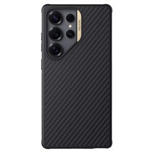 Nillkin Synthetic Fiber PRO Magnetic Zadní Kryt pro Samsung Galaxy S25 Ultra Gold