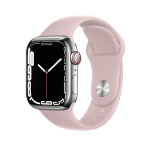 Remienok Forcell F-Design Apple Watch 42/44/45/49mm, silikónové - pieskové