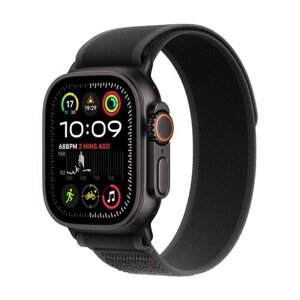 Apple Watch Ultra 2 GPS + Cellular 49mm Black Titanium Case with Black Trail Loop - M/L - Nový z výkupu
