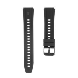 Tactical Quick Release Silikonový Řemínek 18mm Black