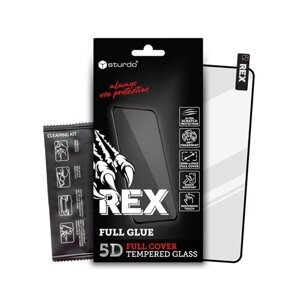 Ochranné sklo Sturdo Rex Honor 400, celotvárové - čierne