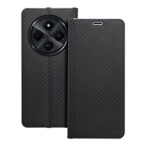 Puzdro Luna Book Carbon Xiaomi Redmi 14C - čierne
