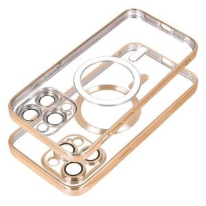 ELECTRO MAG COVER case compatible with MagSafe for IPHONE 16e gold