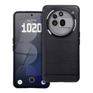 Puzdro Carbon Lux TPU Nothing Phone 3A Pro - čierne